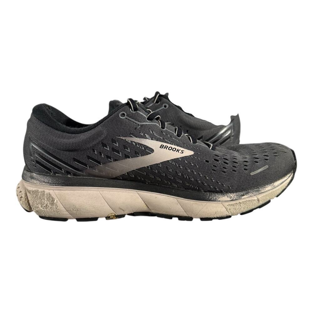 Brooks Ghost 13 Black Gray Women’s 8 Wide (D) Running Shoes Cushioned Neutral - Picture 7 of 8